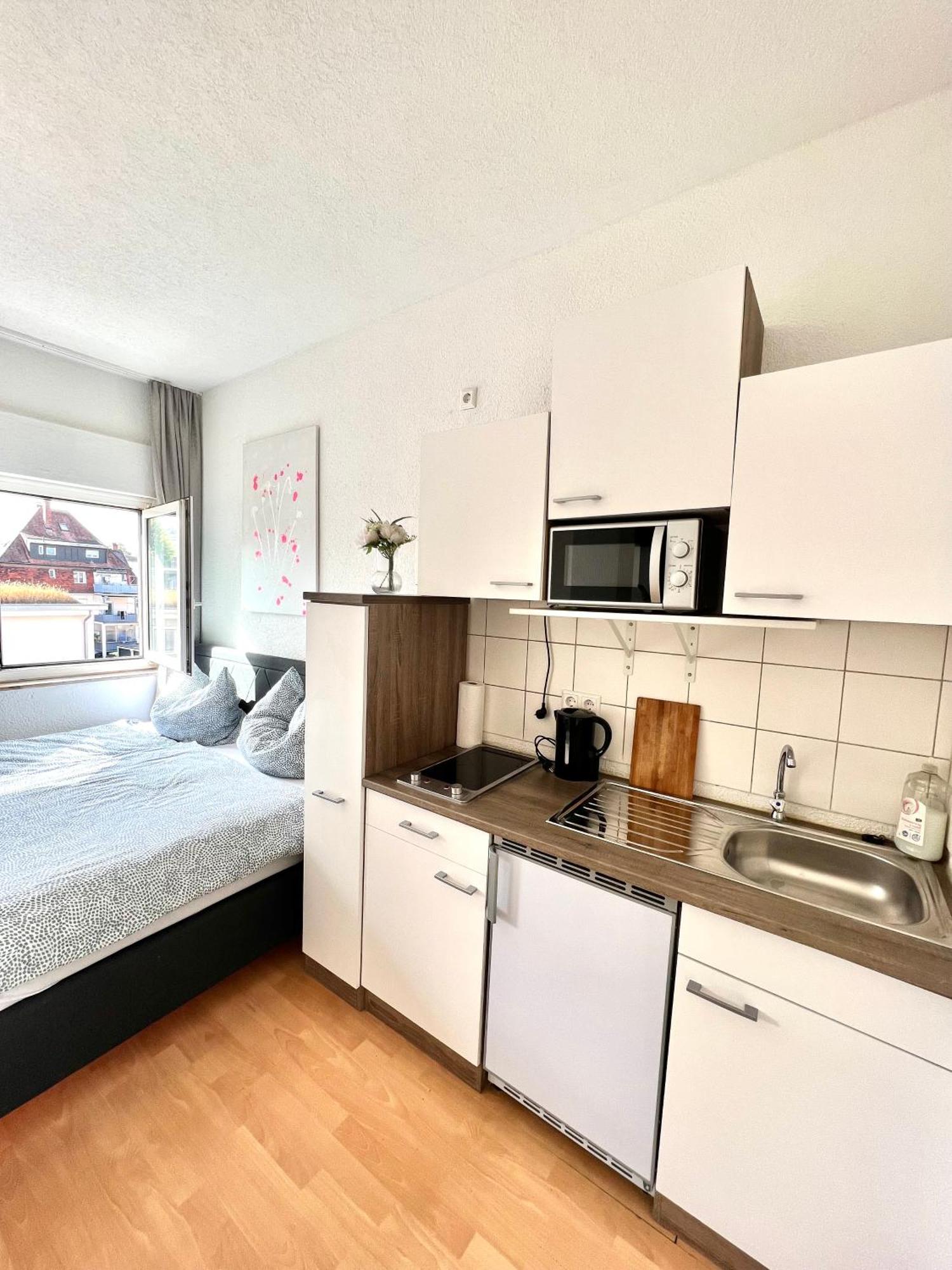 Budget City Appartement Kueche,Bad, Parken Im Zentrum Von Ravensburg Kültér fotó